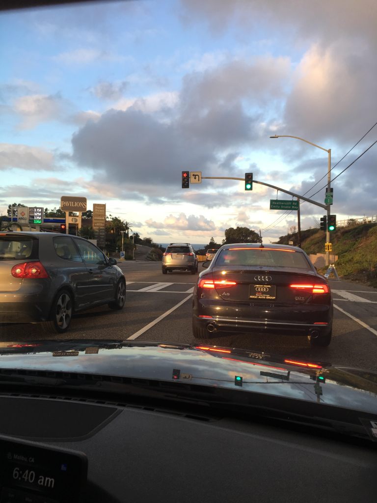 Malibu Half Marathon traffic pic1
